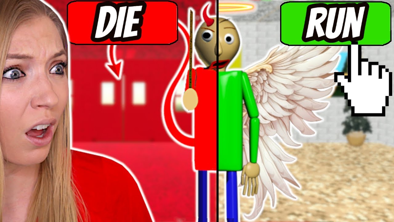 Good Baldi VS. Bad Baldi!
