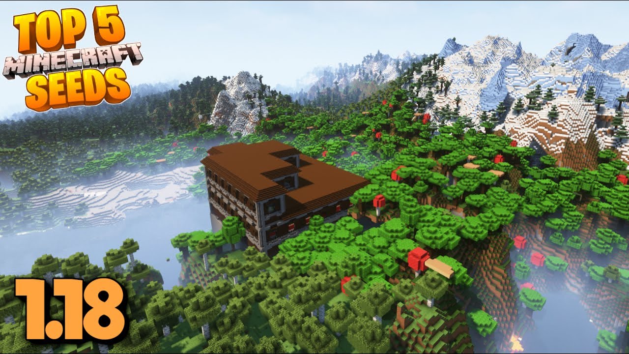 Top 5 EPIC NEW SEEDS for Minecraft 1.18! (Best Minecraft 1.18 Seeds)