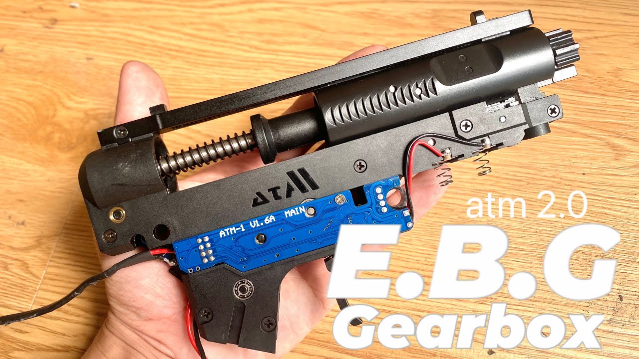 EBG gearbox, mẫu gear hoàn toàn mới cho súng đạn thạch đến từ hãng ATM