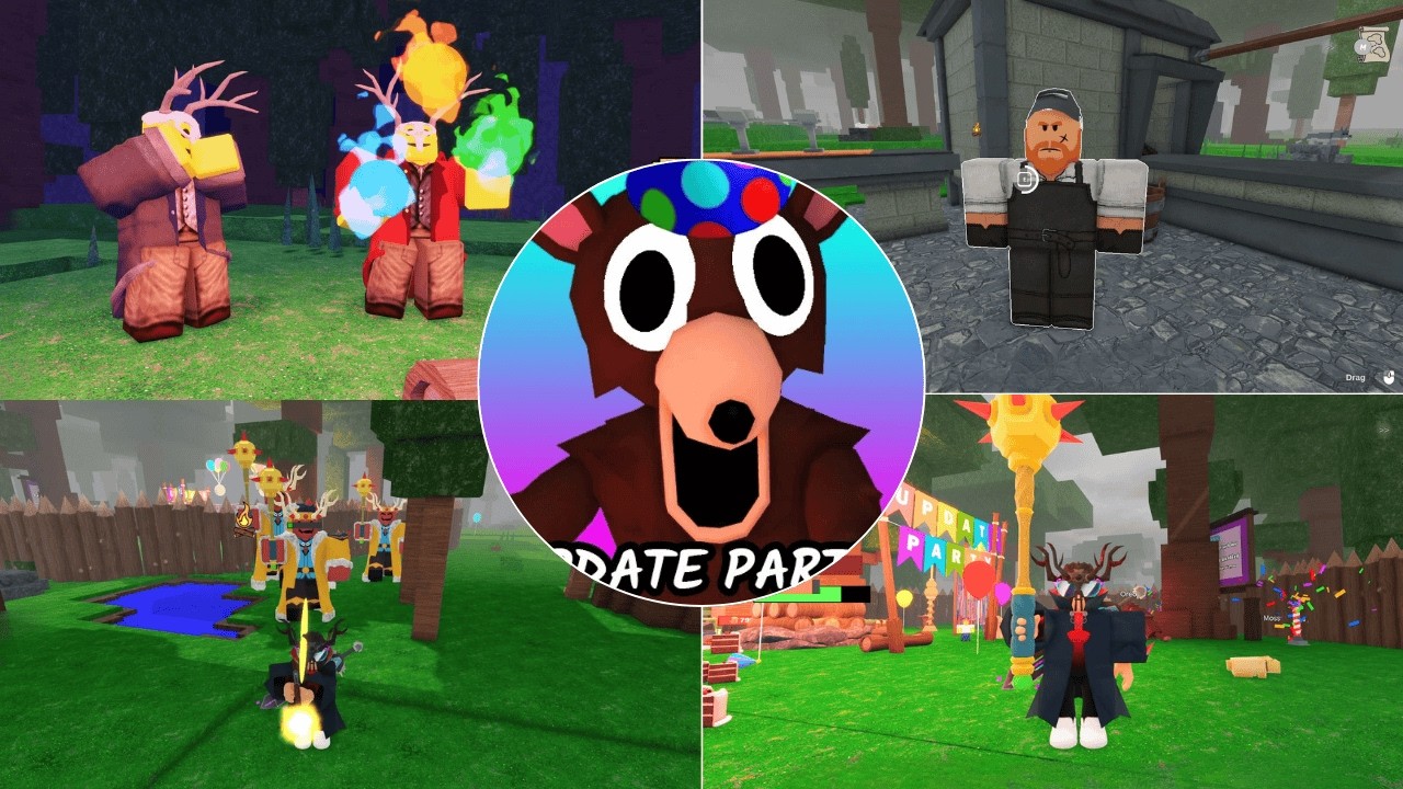 NEW NPC Admin Update Party ALL EVENTS + COMMANDS - 99 Nights in the Forest [ROBLOX]