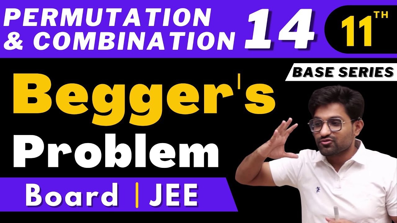 Permutation & Combination 14 | Begger's Problem | Aman Sir Maths | Bhannat Maths