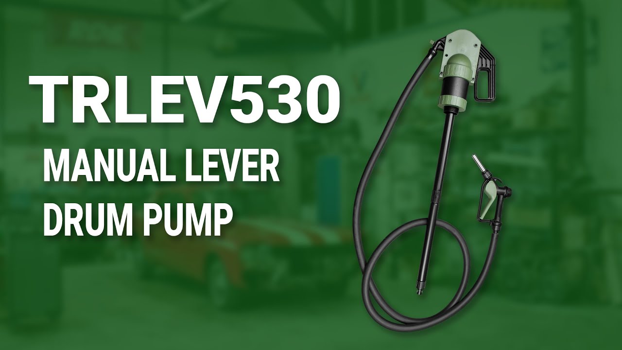 TERA PUMP - TRLEV530 Manual Lever Action 55 Gallon Drum Barrel Pump (Kerosene Diesel Lubricants)