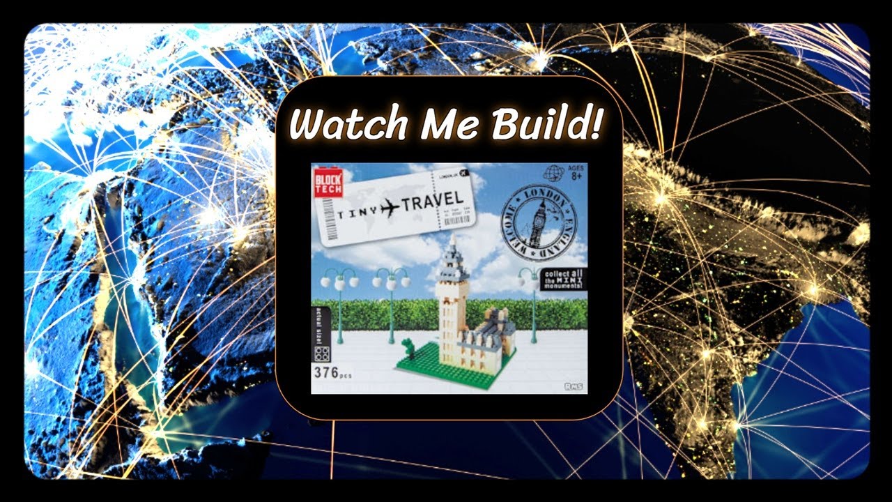 Watch Me Build! Tiny Travel - Block Tech - Big Ben - With Music
