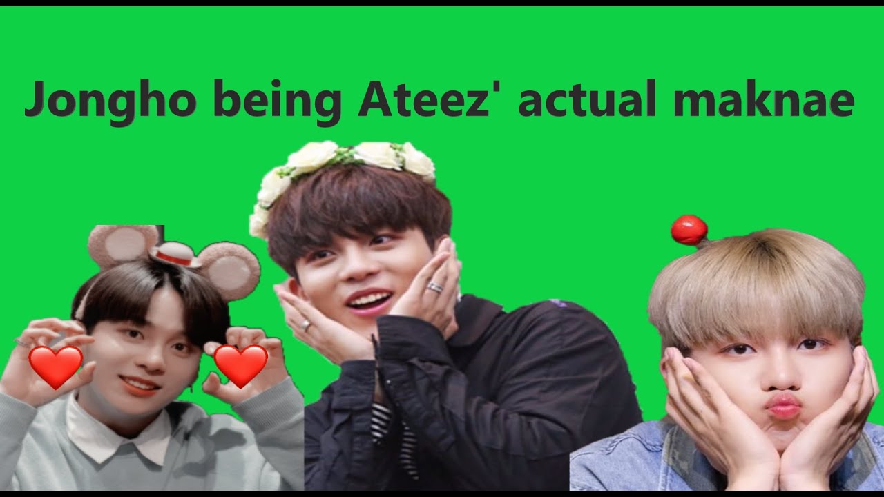Jongho being ateez maknae