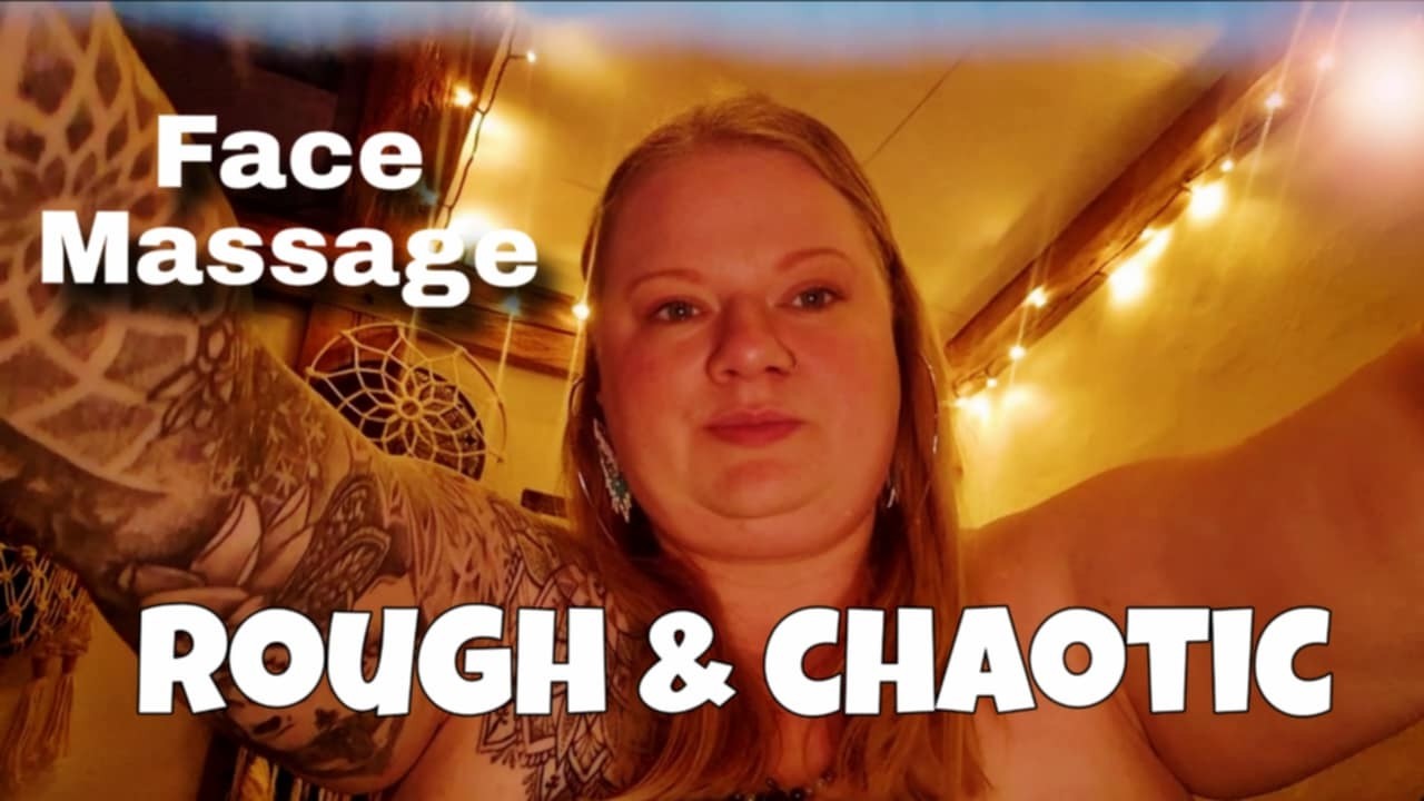 [ASMR] Rough & CHAOTIC Face Massage| Varios Tools| Sleep Music (No Talking)