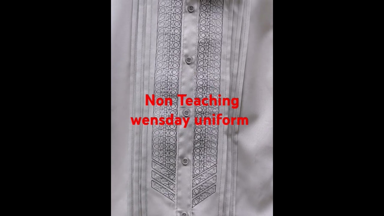 non Teaching wensday uniform
