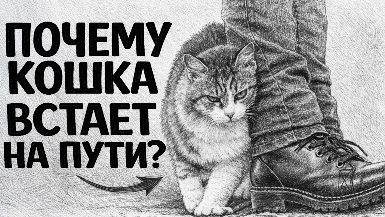 Если Ваша Кошка ПРЕГРАЖДАЕТ Вам Путь, ВОТ ЧТО ЭТО ЗНАЧИТ!