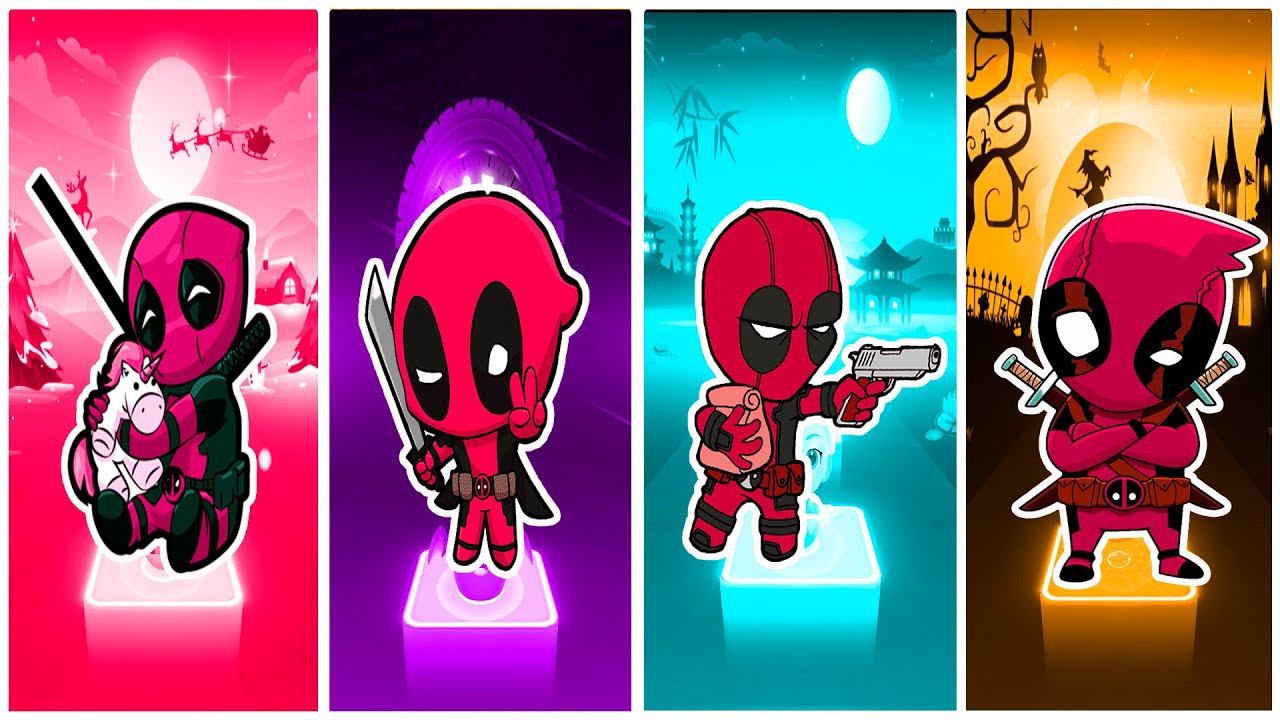 Deadpool 🔴 WolWerine 🔴 Tiles hop edm rush coffin dance remix
