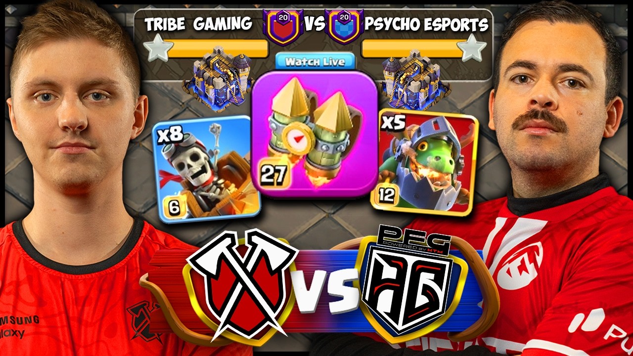 World Champs vs World Champs!! Battle in the Air Meta - Tribe Gaming vs Psycho Esports