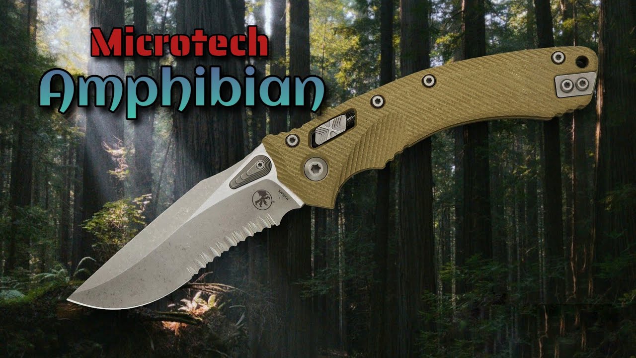 Microtech Amphibian RAM-LOK Folder: Powerhouse Beast & U.S.A. Made!