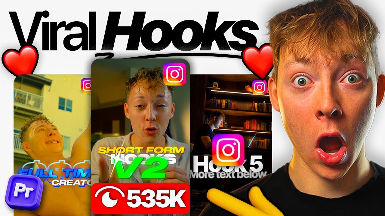 How I Create Viral Instagram Reel Hooks In Minutes in Adobe Premiere Pro 2025