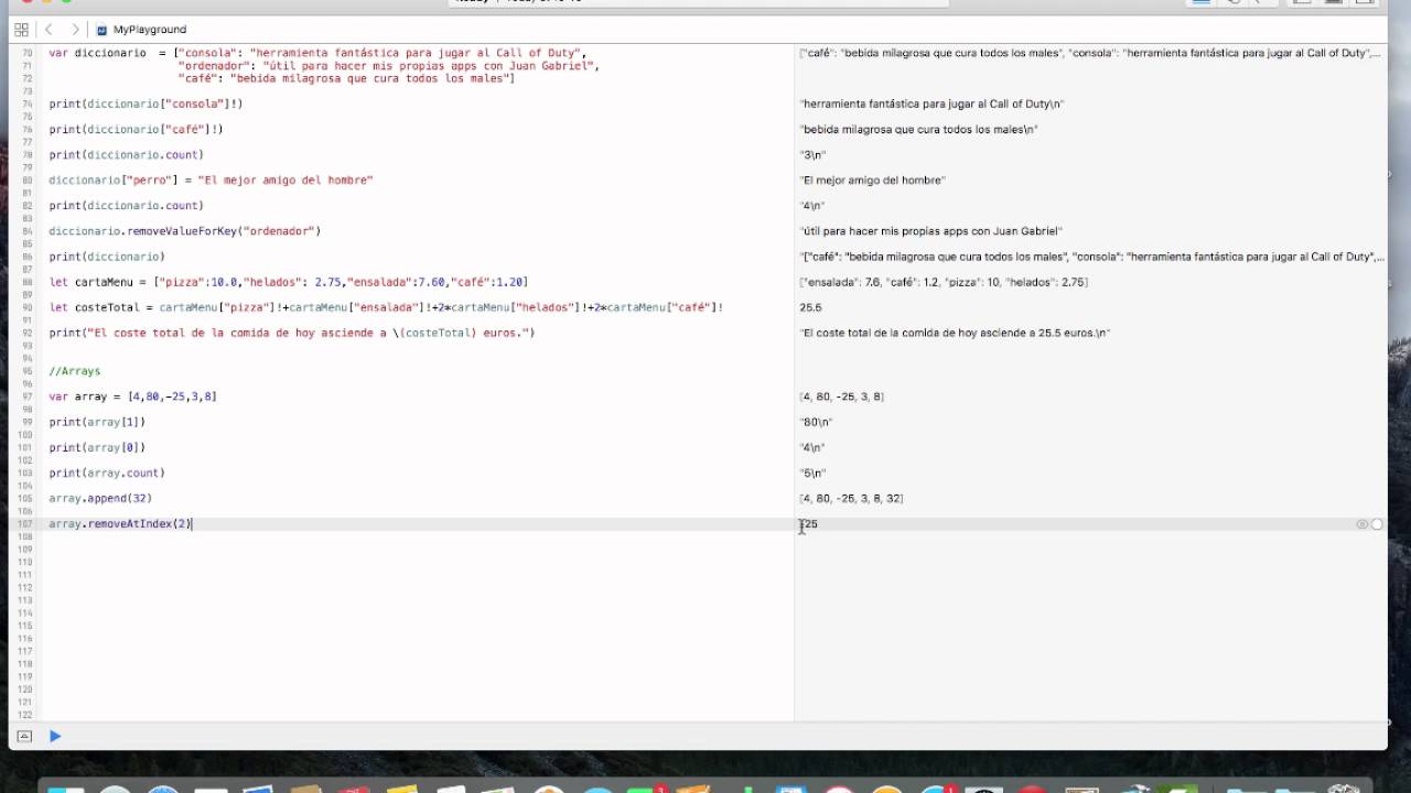 Swift básico 6 - Arrays