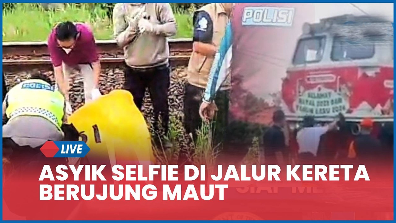 Kronologi 3 Remaja Meninggal Tertabrak Kereta Api Argo Merbabu saat Berswafoto di Batang