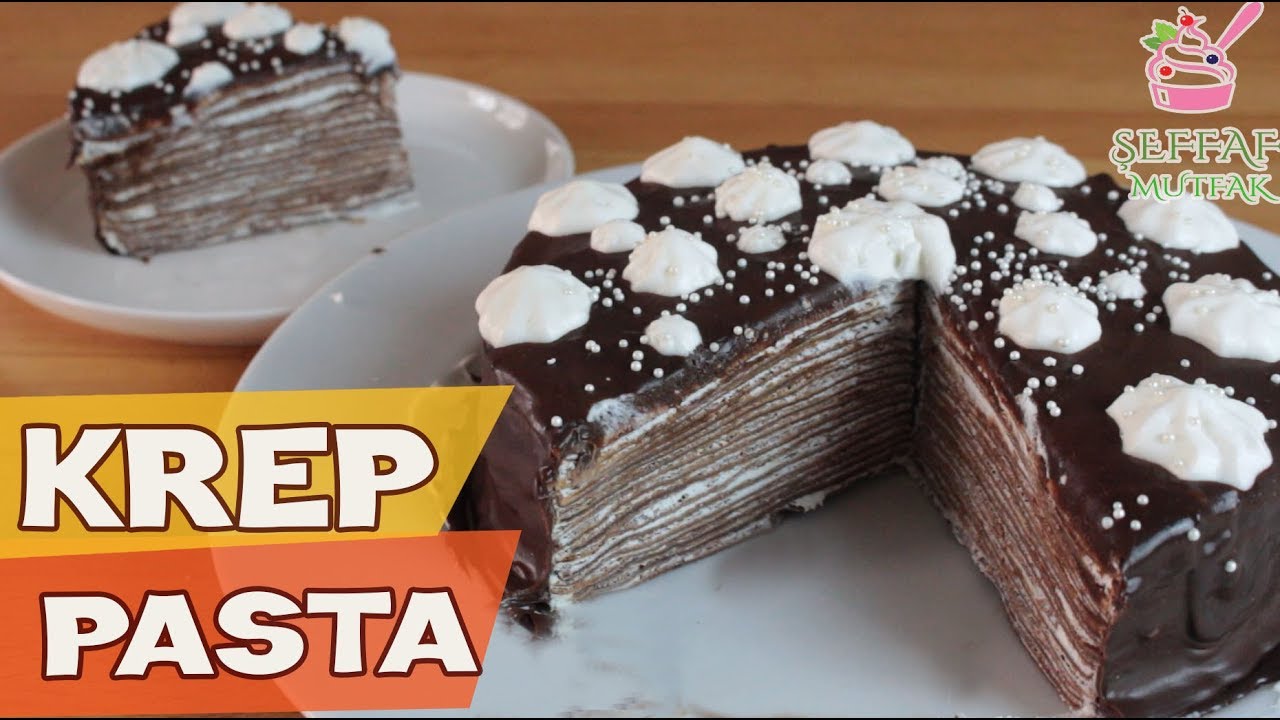 FIRIN GEREKTİRMEYEN KOLAY KREP PASTA/HAFİF VE PRATİK BU TARİFLE UĞRAŞMADAN PASTA YAPIN