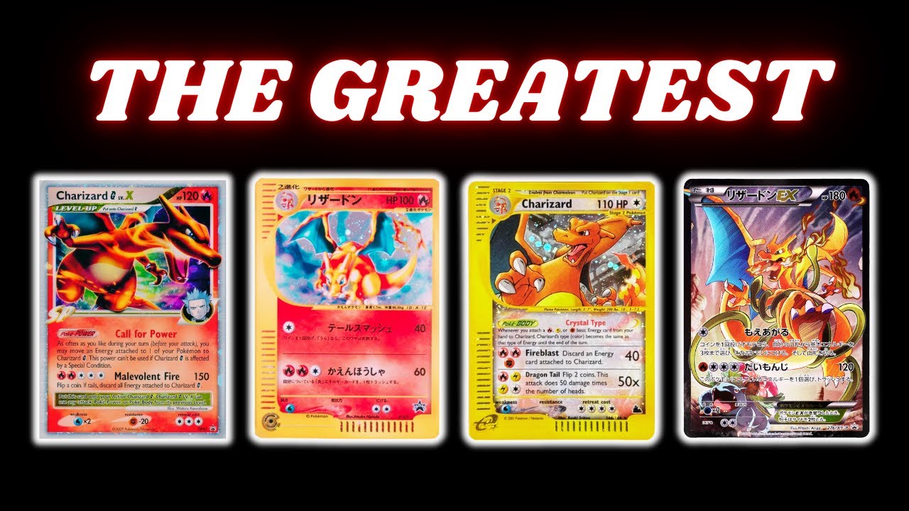 TOP 10 CHARIZARD POKEMON CARDS!!!