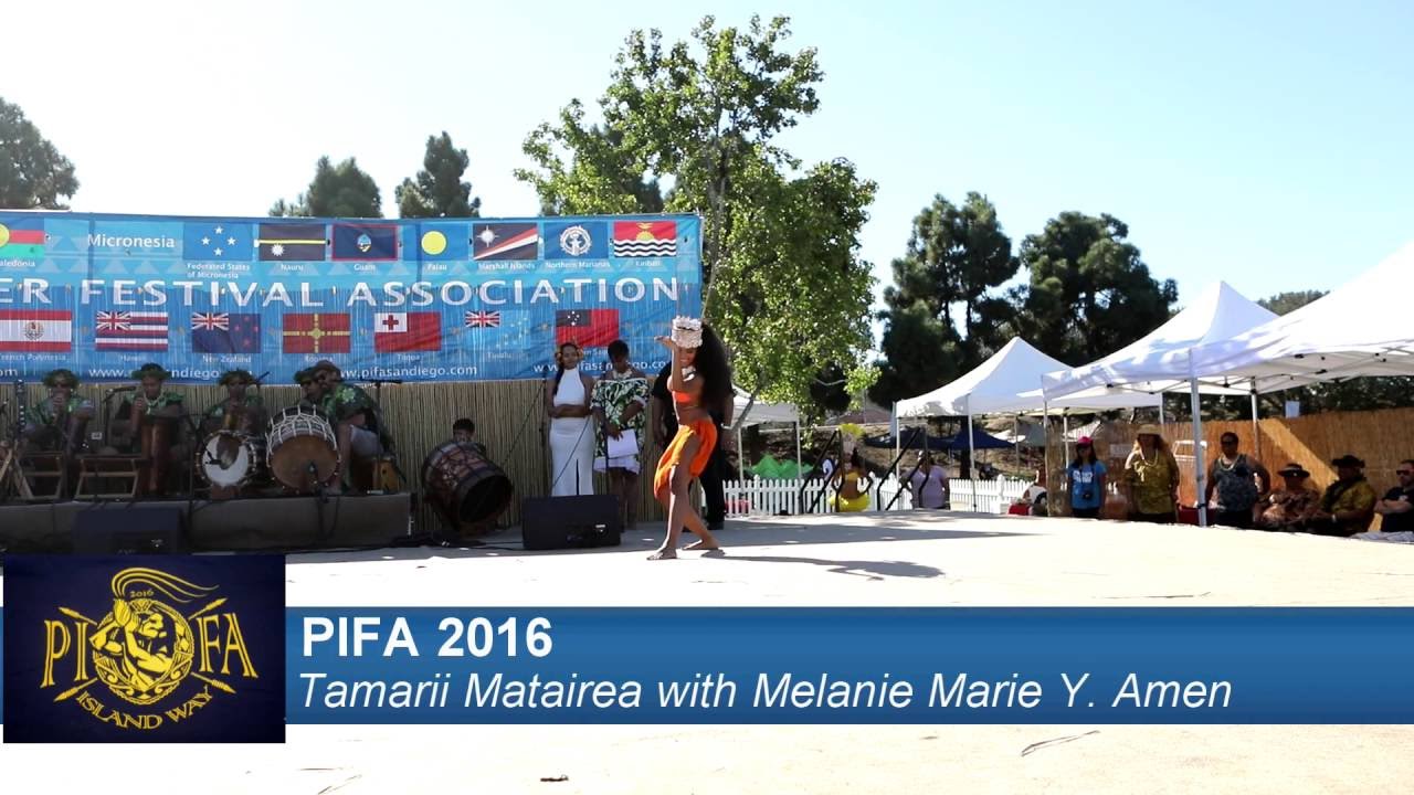 PIFA 2016 with Tamarii Matairea featuring Melanie Amen solo