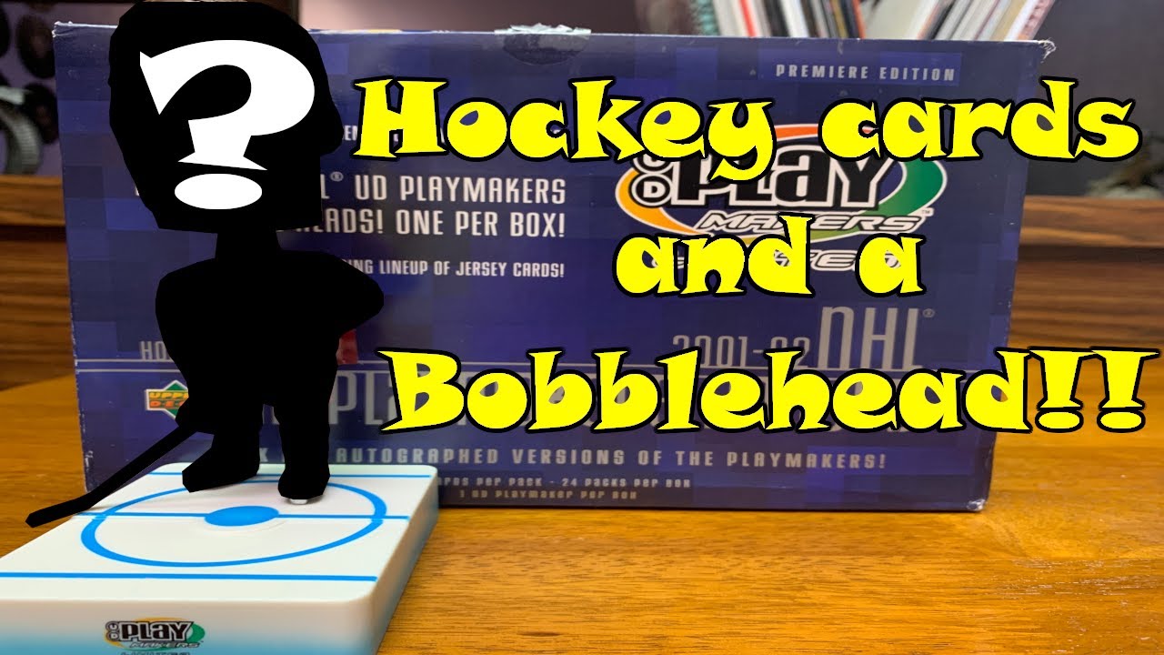 2001-02 UD Playmakers Limited Edition Hobby Box! Bobblehead!