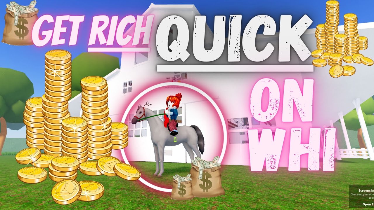 How to get RICH QUICKLY on Wild horse Island's / ROBLOX