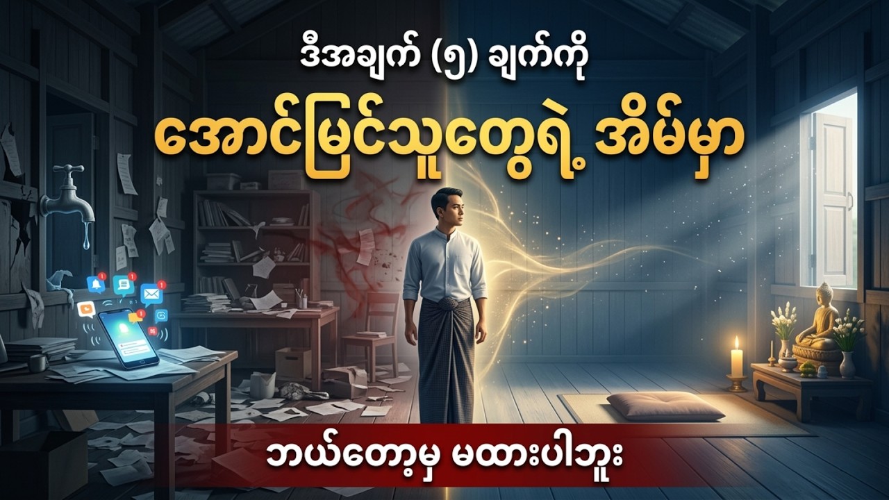 ရှင်းလင်းသော အိမ်၊ အေးချမ်းသော စိတ် - သင့်ဘဝကို ချက်ချင်း ပြောင်းလဲပေးမယ့် အိမ်တွင်း လျှို့ဝှက်ချက်
