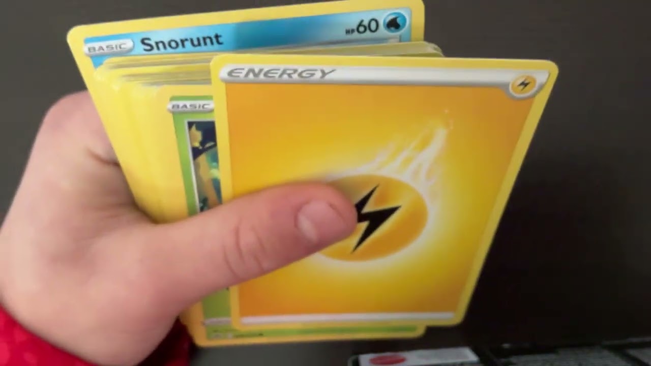 Opening Pokémon cards 