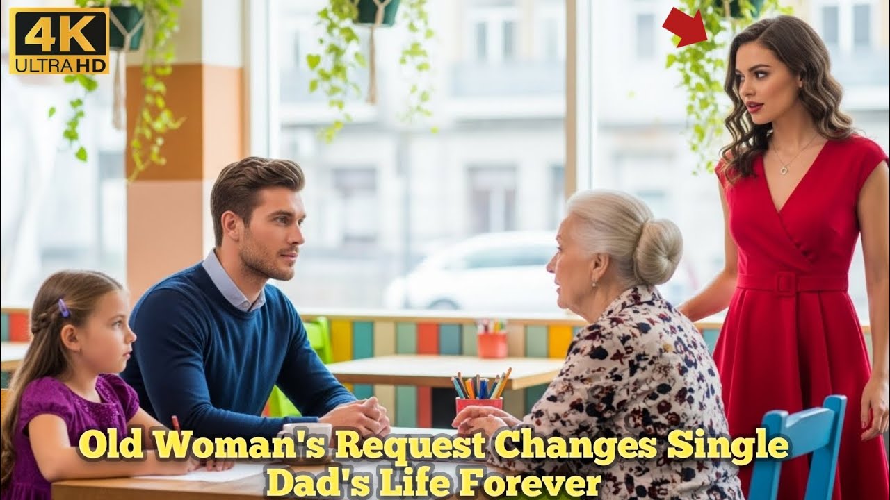 Single Dad Was Having Tea Alone - Until Old Woman Whispered: 'Pretend You're My Daughter's Fiancé.'