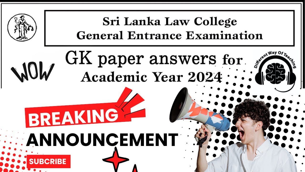 2024 Law College Entrance GK paper answers