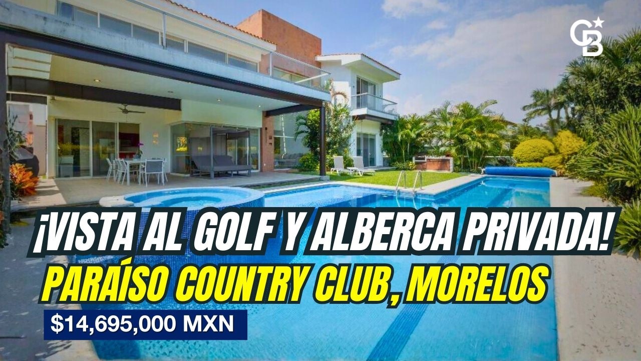 Casa de Lujo en Venta en Palo Escrito, Paraíso Country Club, Morelos | Golf y amenidades de lujo