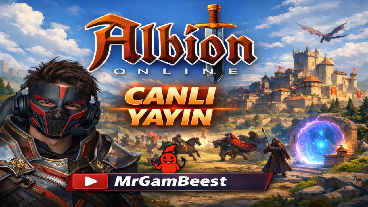 🔴Albion Online | Milyoner Olma Yolu  LIVE Pvp (No Commentary) #live