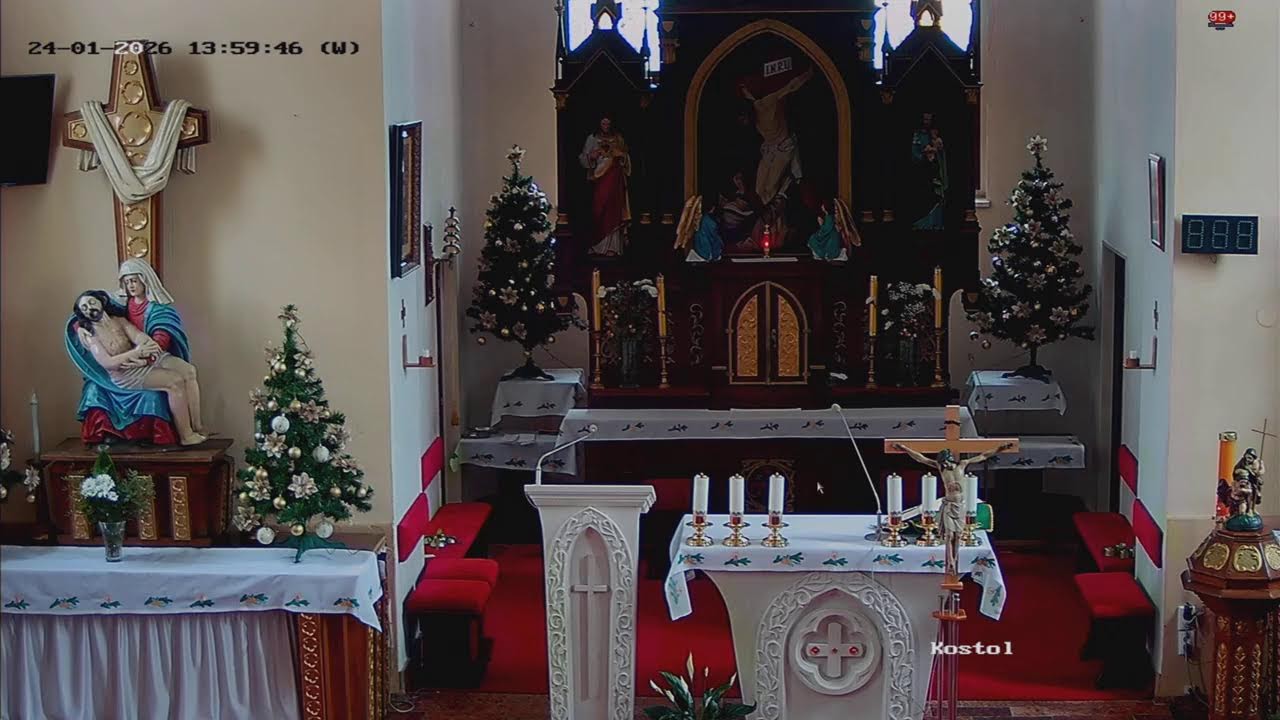 Svätá omša Farský úrad Svinná