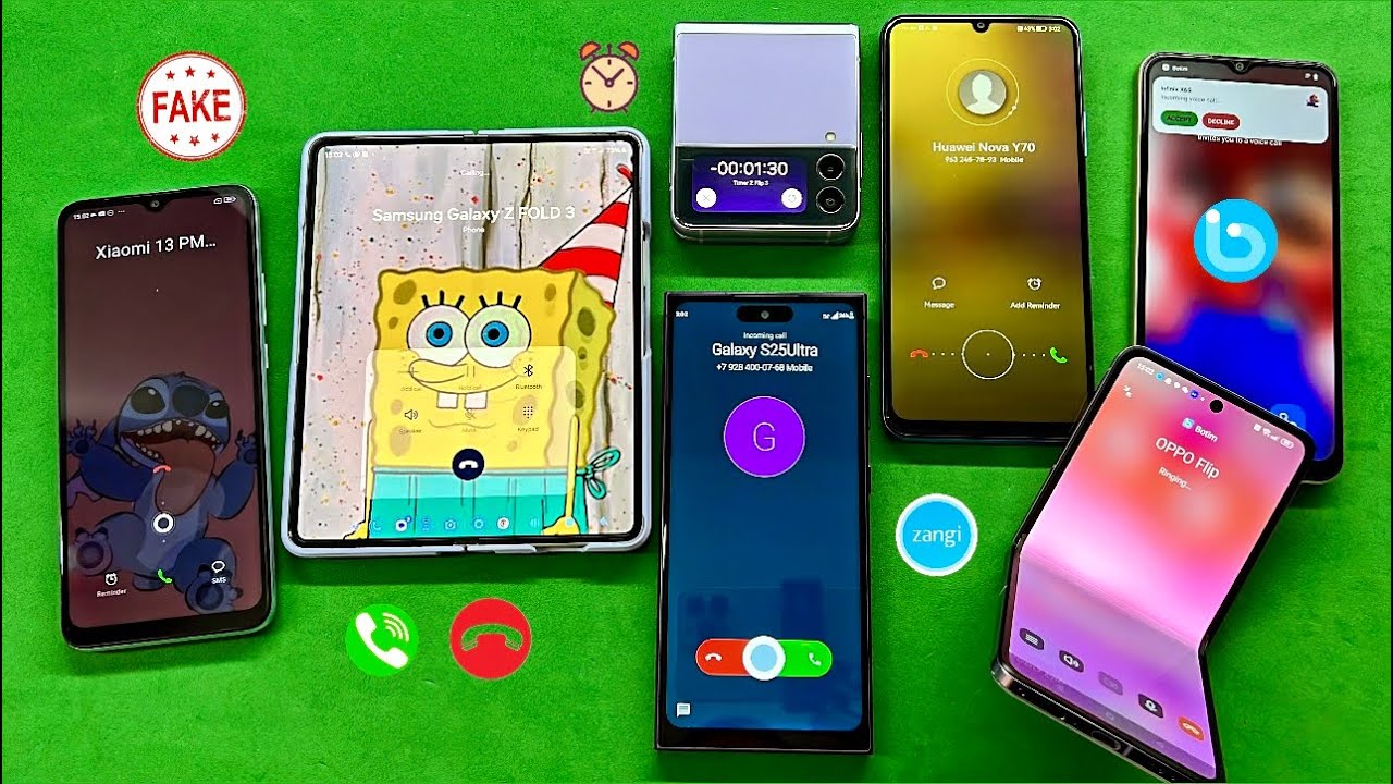 MADNESS INCOMING CALLS + FAKE CALL + TIMER on XIAOMI 10C Samsung Z Fold 3 S25Ultra Z Flip 3 ViVo Y16