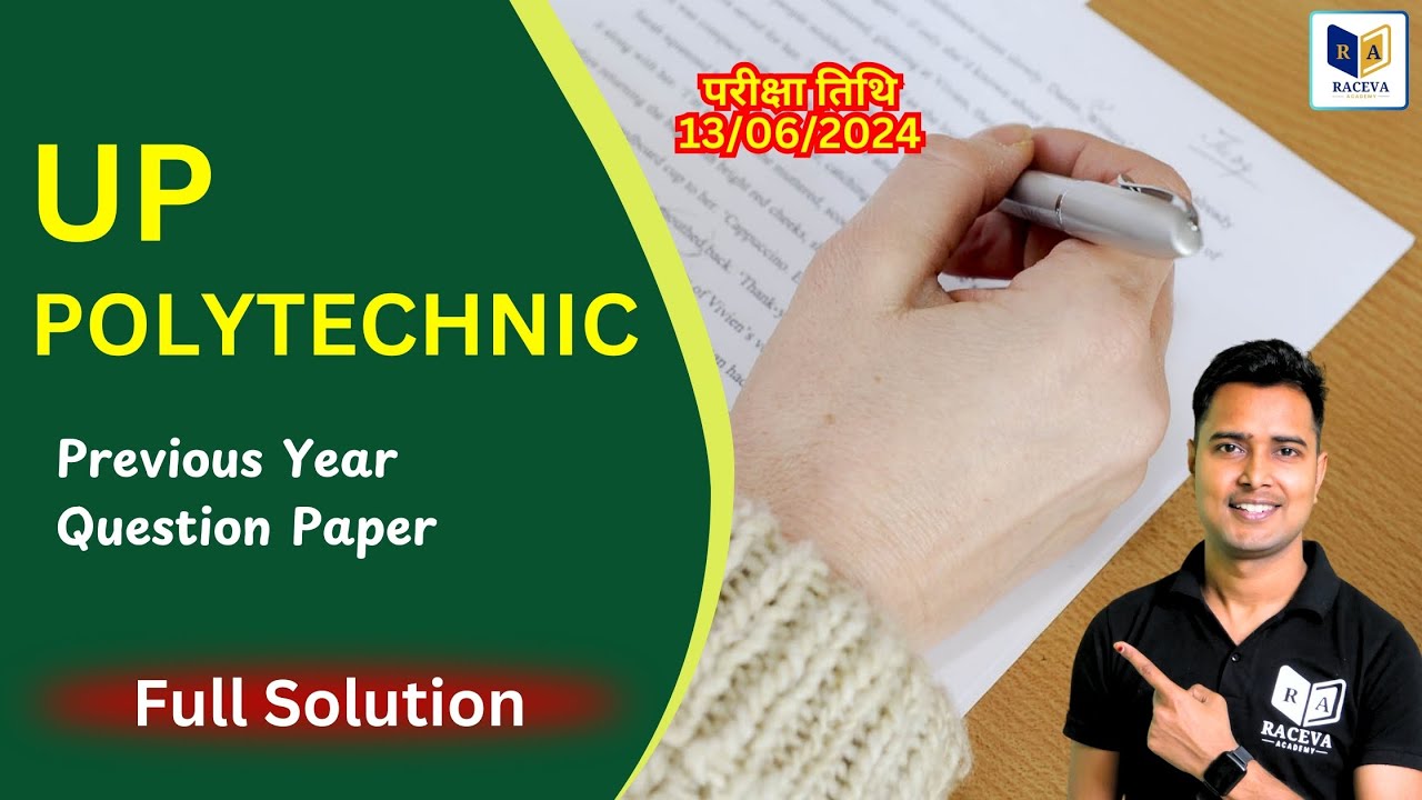 up polytechnic previous year question paper 2024 full solution by - er ashok sir