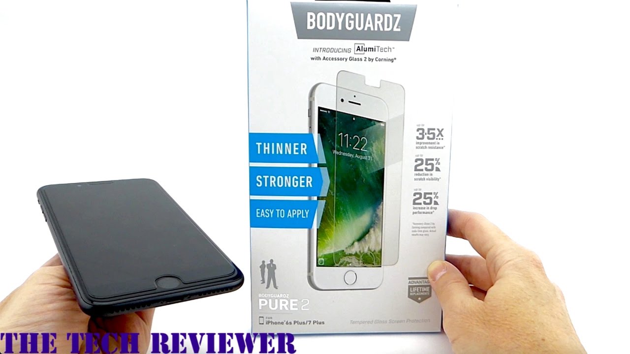 BodyGuardz Pure 2 Screen Protector for iPhone 7 Plus: Pure Perfection!