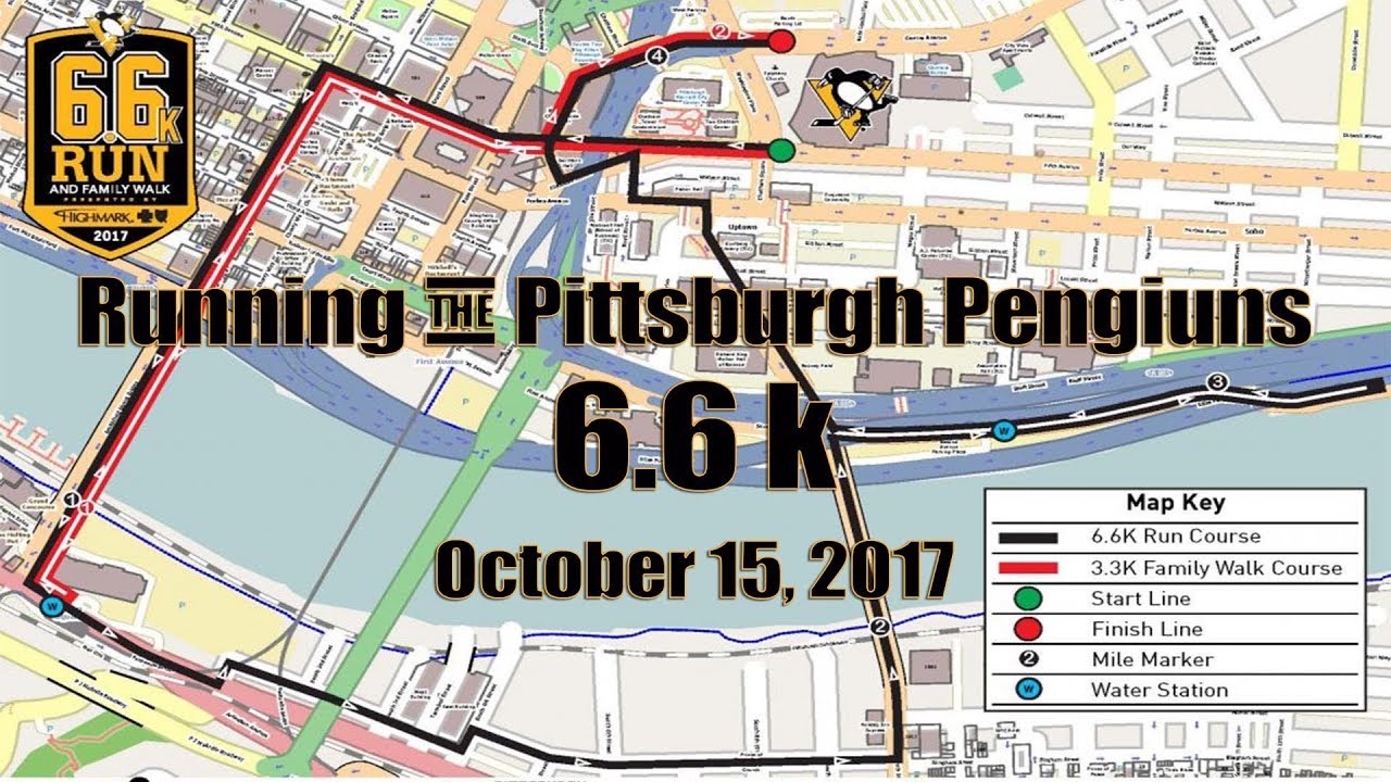 The Complete Run: Pittsburgh Penguins 6.6k Run October 15, 2017