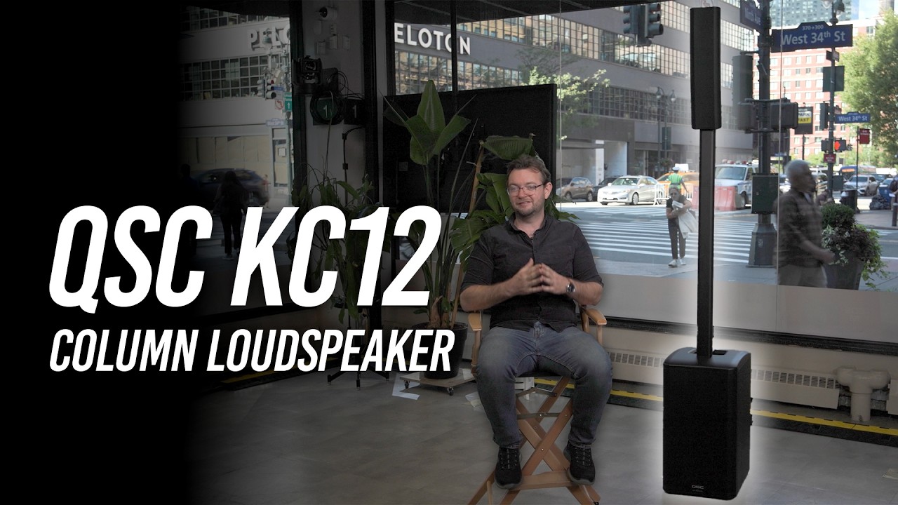 The QSC KC12 Solves Common Column Speaker Problems