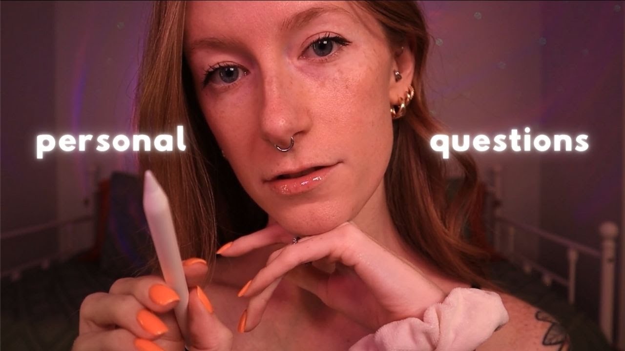 Soft-spoken ASMR | Asking you random, personal questions ✍️
