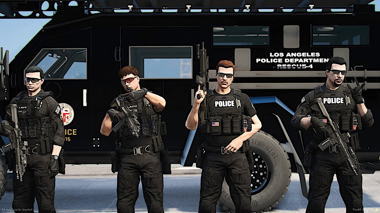 I Made the MOST Realistic SWAT Team in GTA 5 RP (Flashbangs, Smoke Effects, Shields)