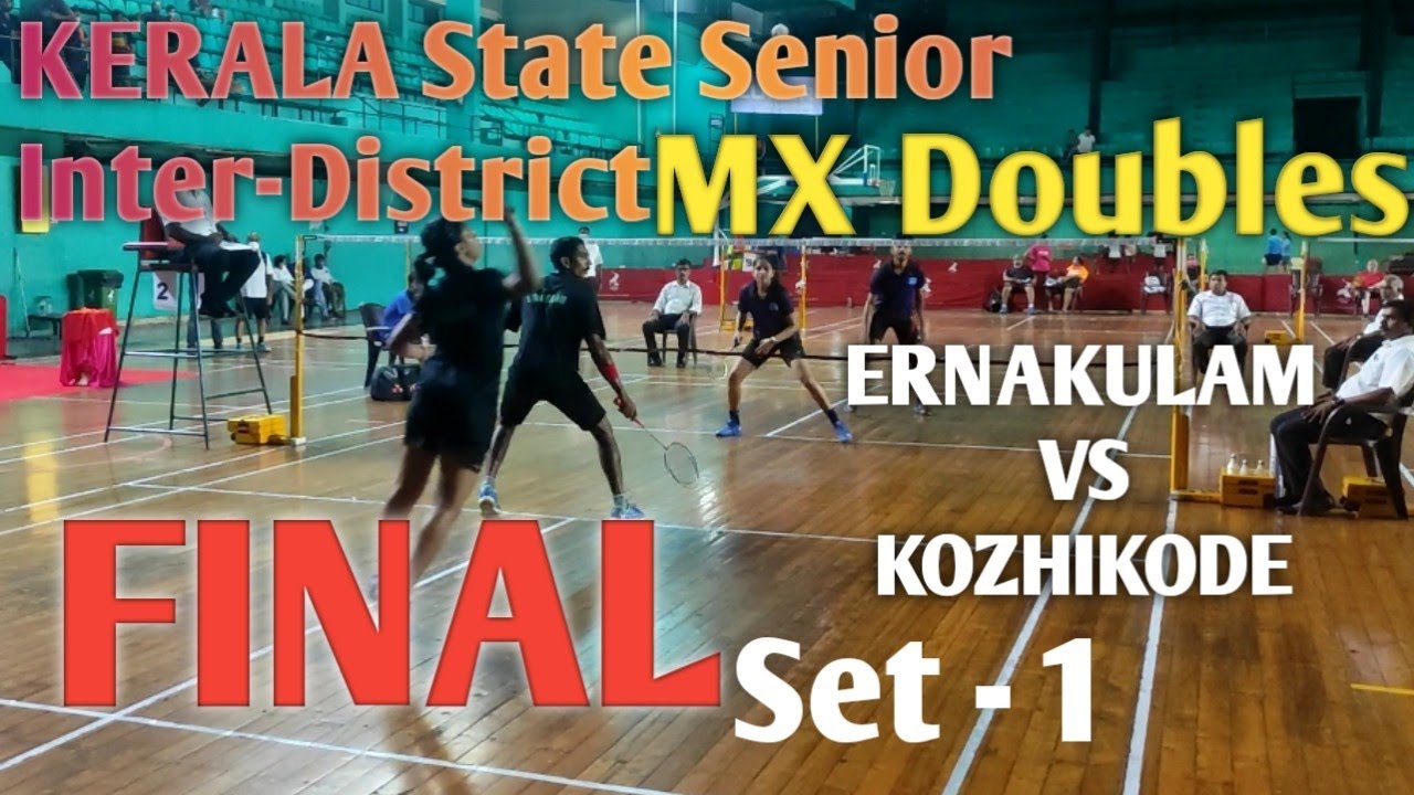 JAISON / PAVITHRA (Ernakulam) vs ARAVIND /  NAYANA (KOZHIKODE) MXD FINAL   PART-  1 #keralabadminton