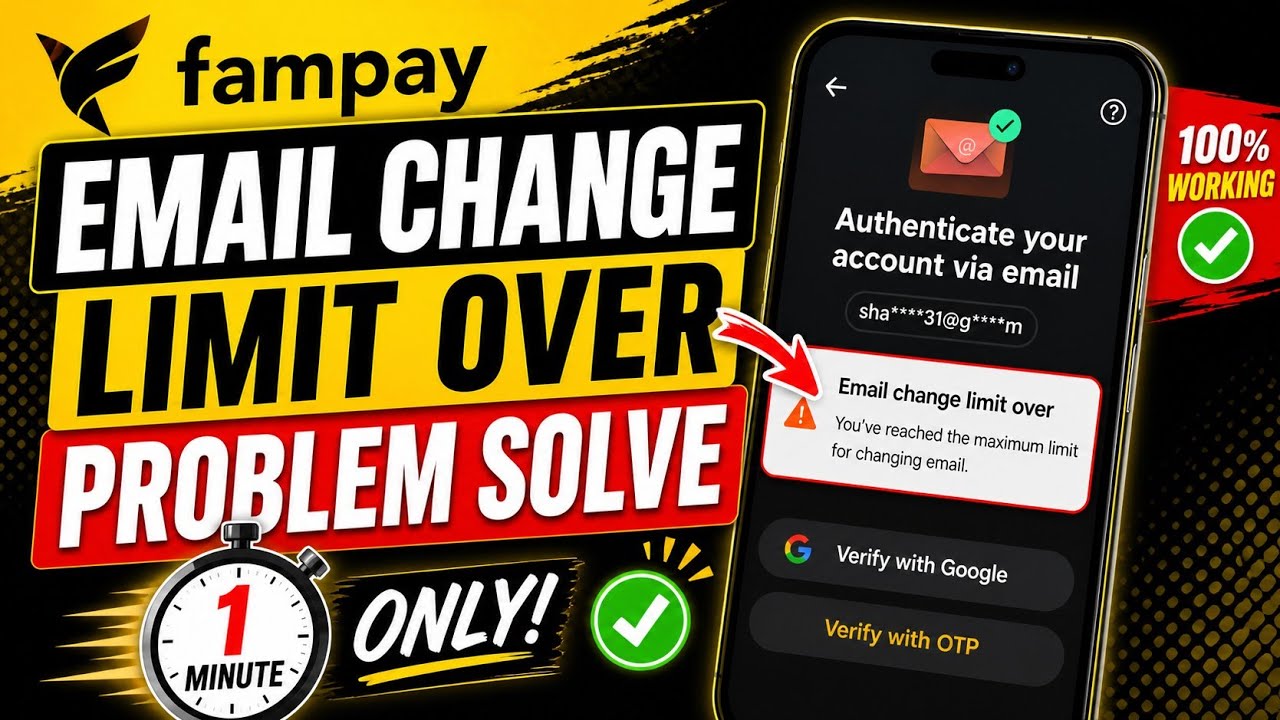 fampay email verification problem, fampay gmail problem, Fampay, 2026