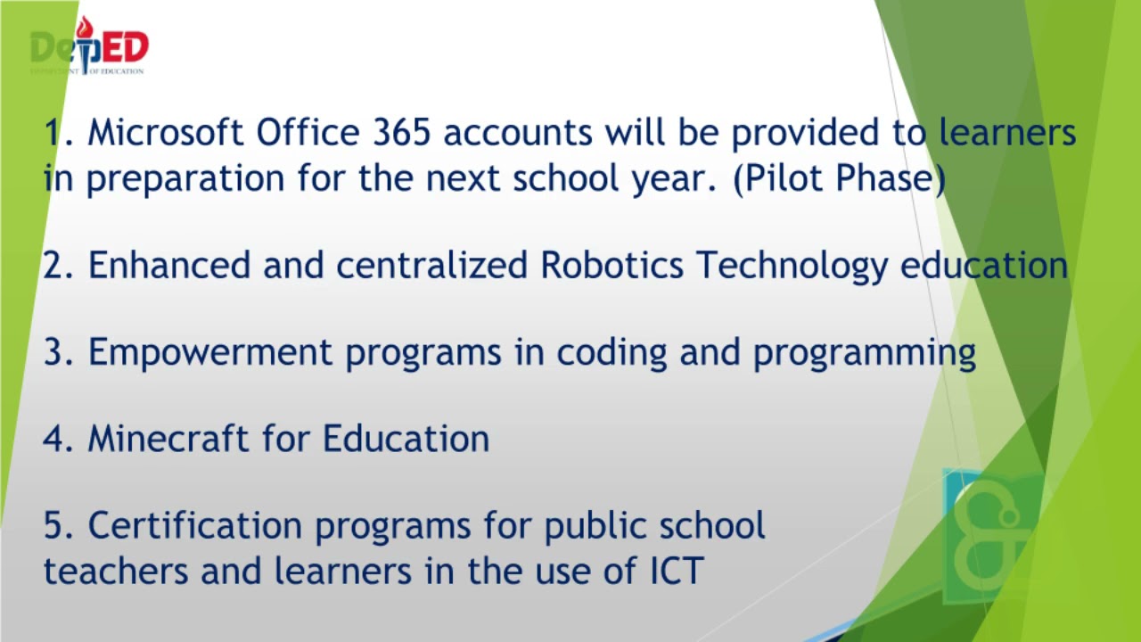 Future Programs of ICTS EdTech Unit