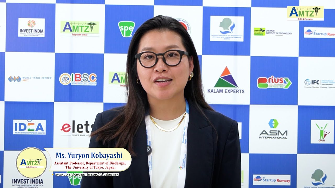 Ms. Yuryon Kobayashi on Japan–India MedTech Collaboration | University of Tokyo at AMTZ