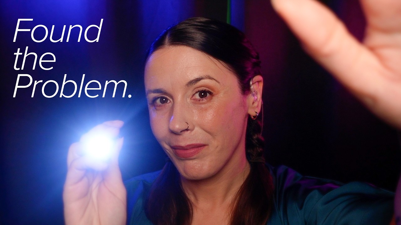 ASMR Energy Extraction Eye Exam ✨ Hypnotic Reiki Light Triggers (You’ll Feel This)