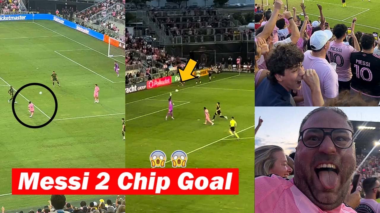 Inter Miami Fans Reactions to Lionel Messi 2 Goal vs Columbus Crew