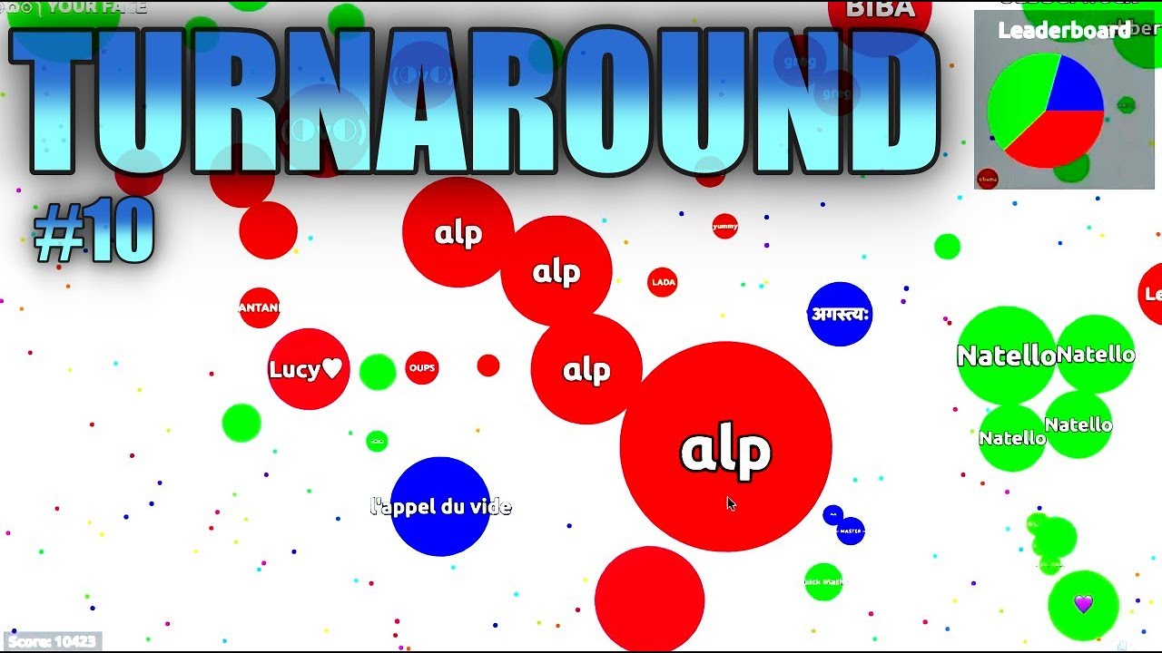 Agar.io - Team Mode Turnaround #10