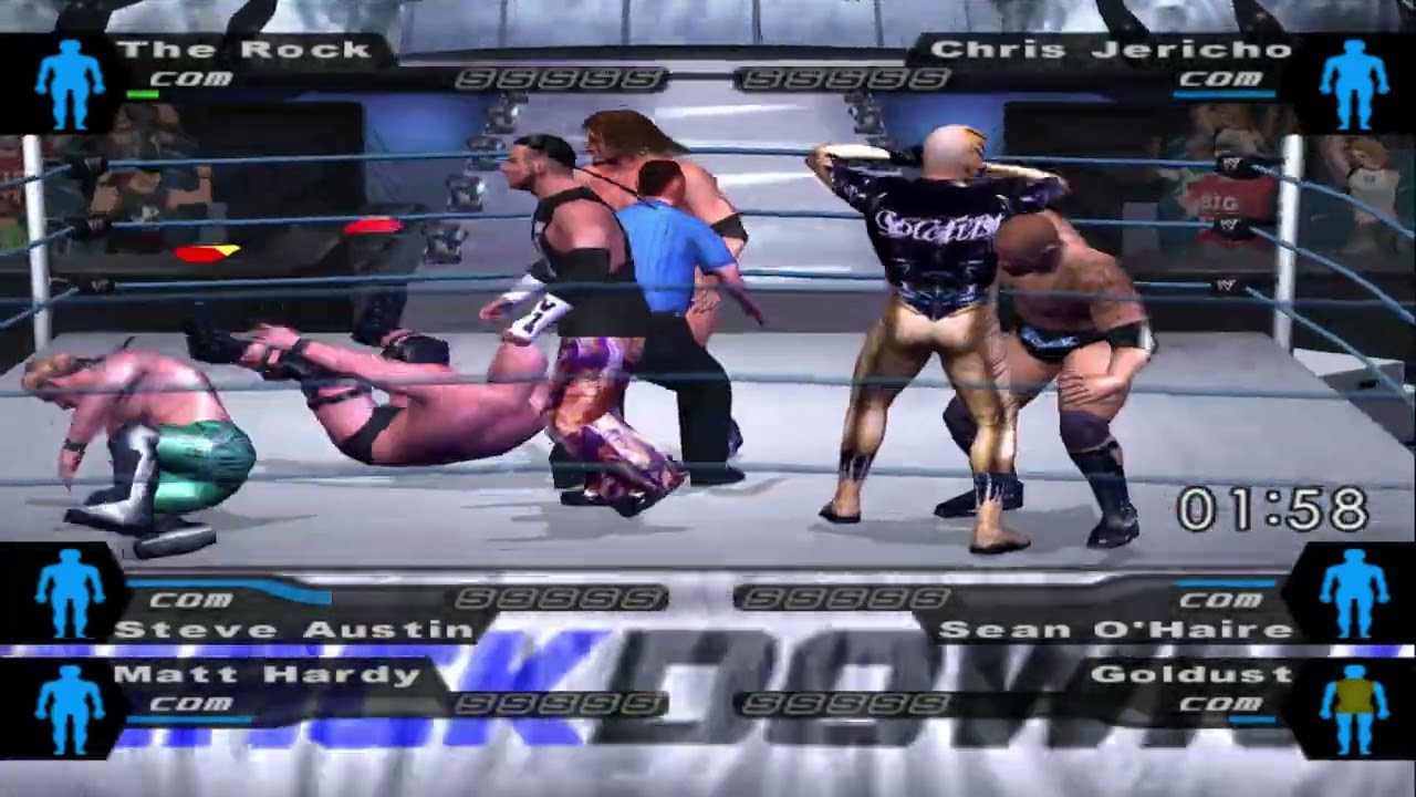 FULL REQUEST 6 Man Battle Match | WWE SmackDown#Nostalgia #PS2 #wwetiktok #wwe #smackdown