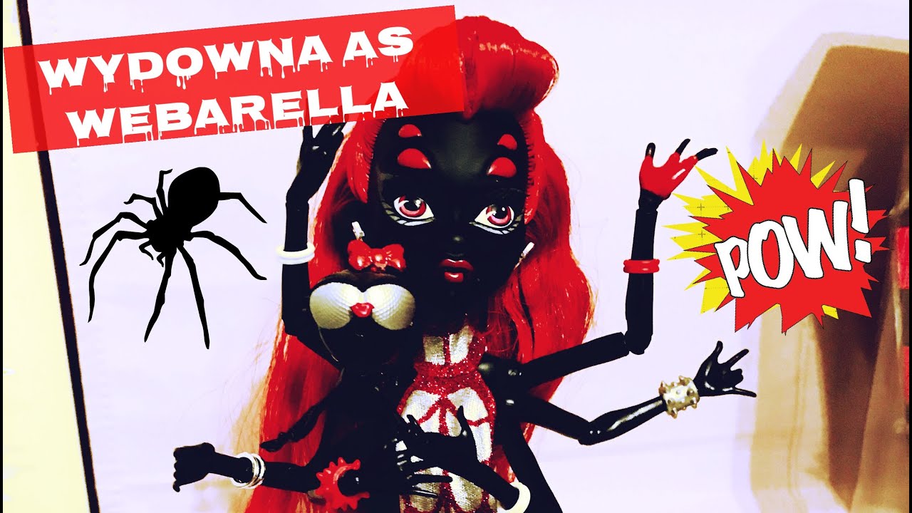 SDCC 2013 WYDOWNA SPIDER WEBARELLA DOLL REVIEW (MONSTER HIGH POWER GHOULS, PART 2)