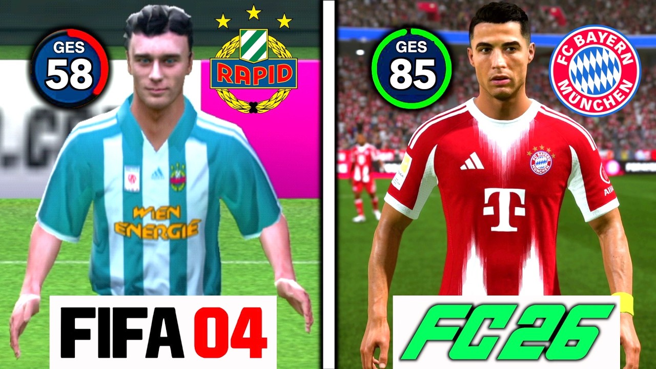 Ich habe CR7 in JEDEM FIFA gekauft! 🤑🚀 (FIFA 04 - 26)