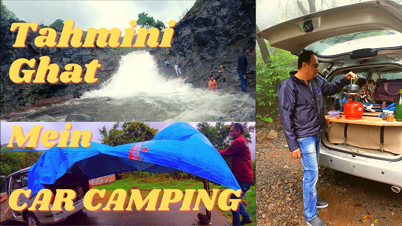 TAHMINI GHATS IN MONSOON | MUMBAI TO TAHMINI IN INNOVA | CAR CAMPING & COOKING | vlog 1