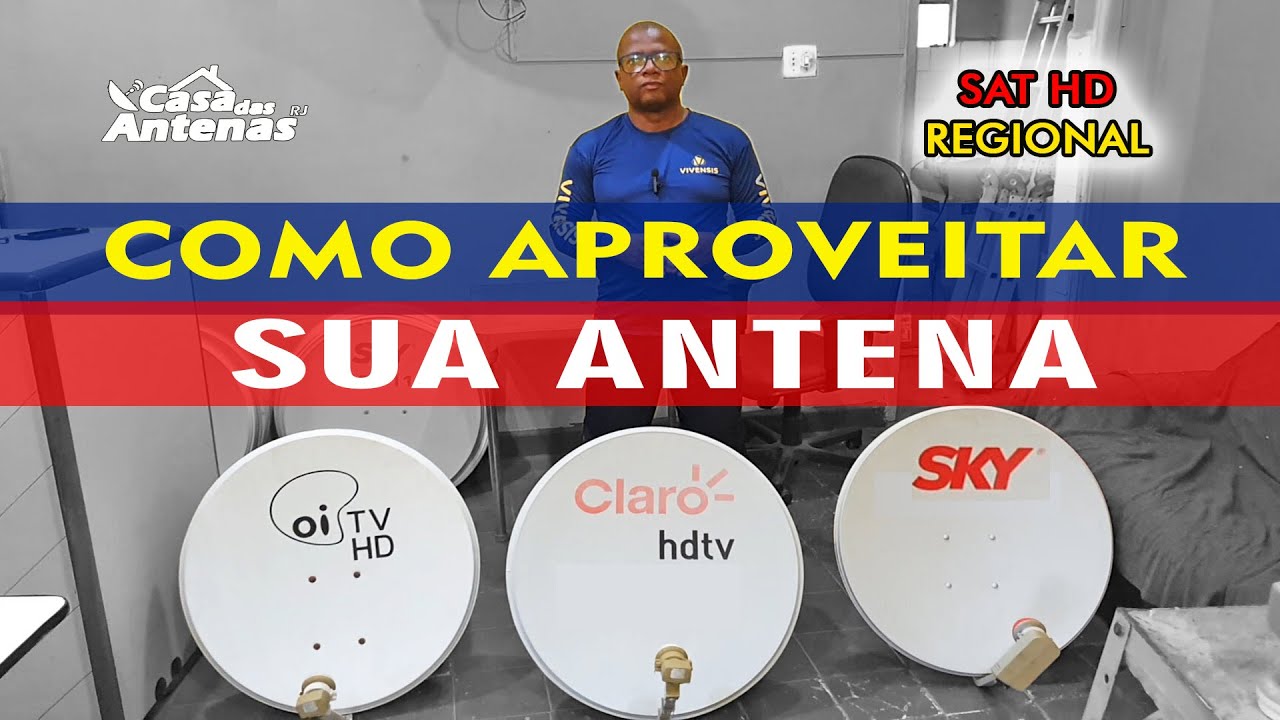APROVEITE SUA ANTENA SKY, CLARO E OI NA PARABÓLICA KU - COMO REGULAR USANDO O APARELHO VIVENSIS VX10