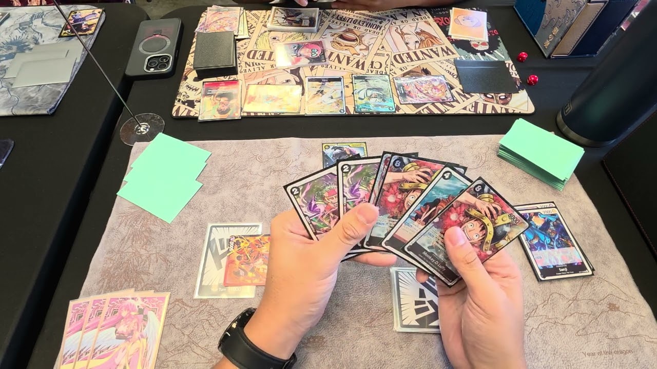 [OP17] One Piece TCG Gameplay: RB Sabo vs RB Koby