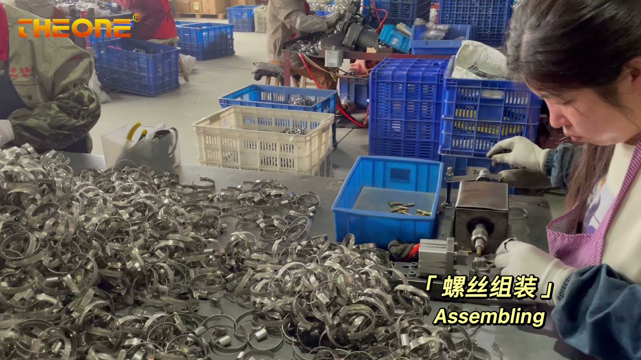 THEONE METAL , professional China hose clamp factory manufacturered  Worm Drive Germany Hose Clamps